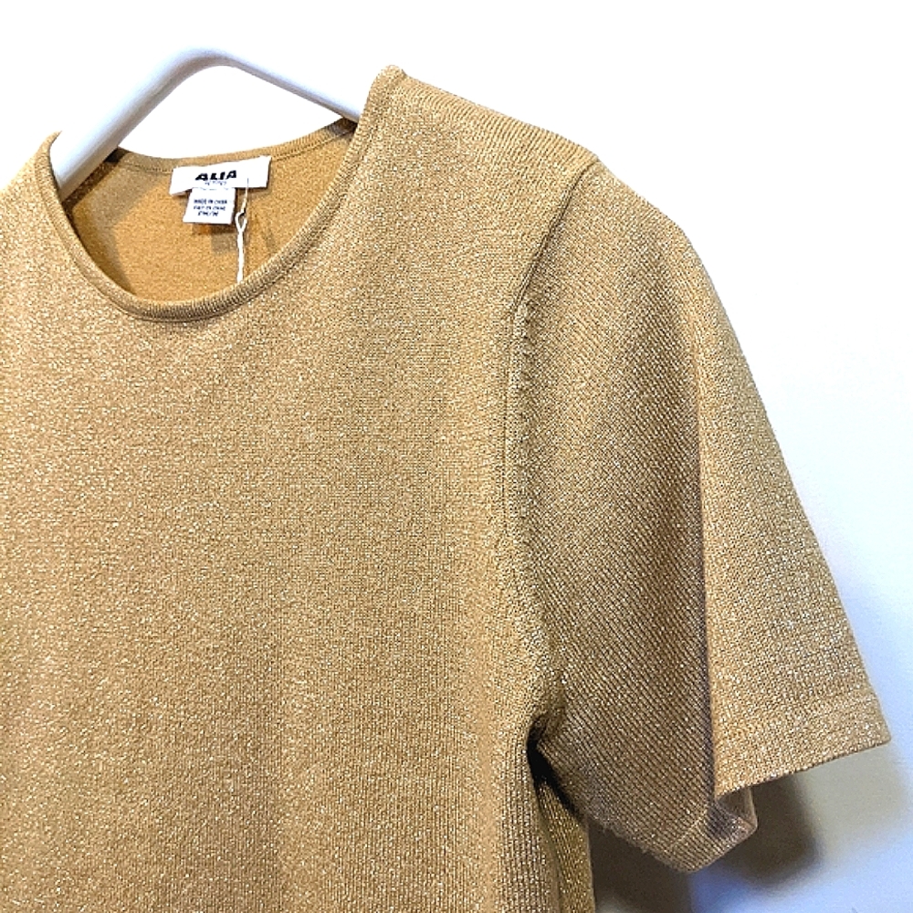 ❤️Alia Golden Sparkle Top